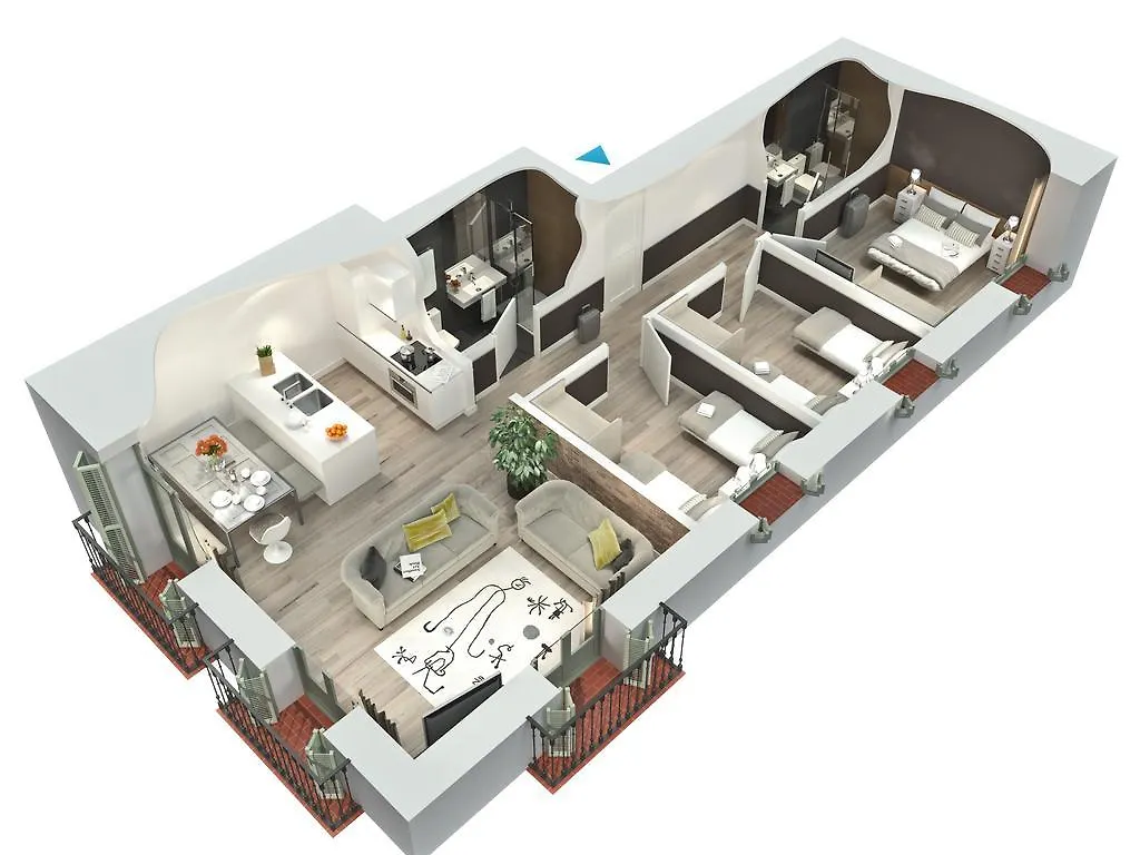 Enjoybcn Miro Apartments Barcelona 0*,  Spain